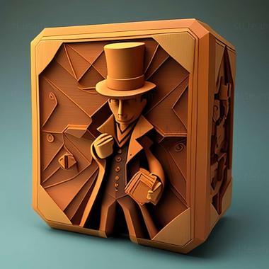 3D model Professor Layton and The Diabolical Box game (STL)